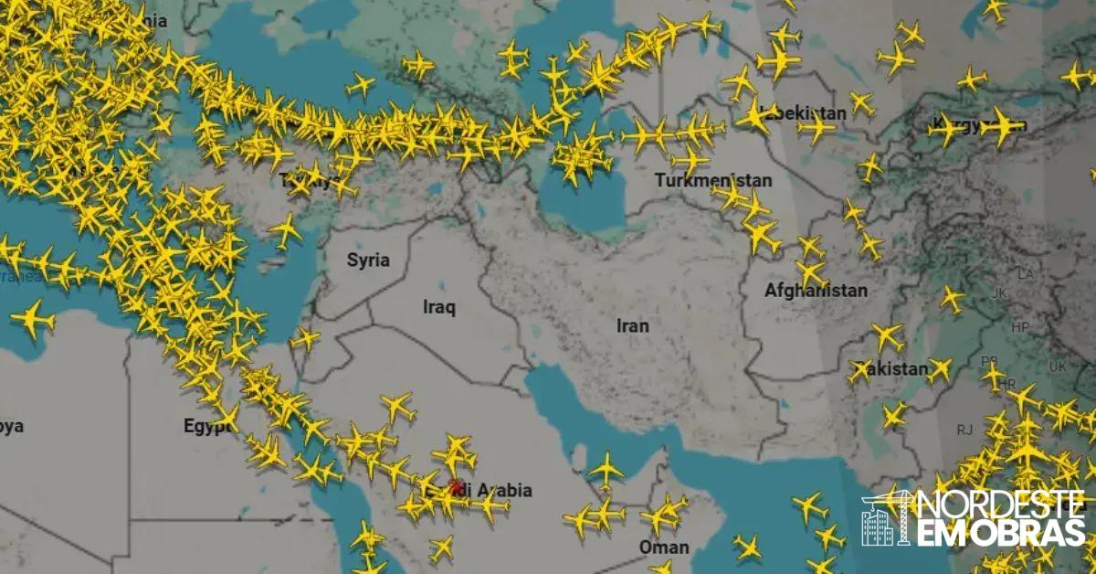 Companhias aéreas suspendem voos no Oriente Médio após ataques ao Irã
