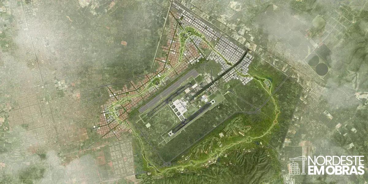 Foster + Partners projeta uma nova cidade em torno do aeroporto em Angola