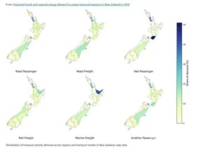 Novo dataset mapeia demanda energética da Nova Zelândia até 2050